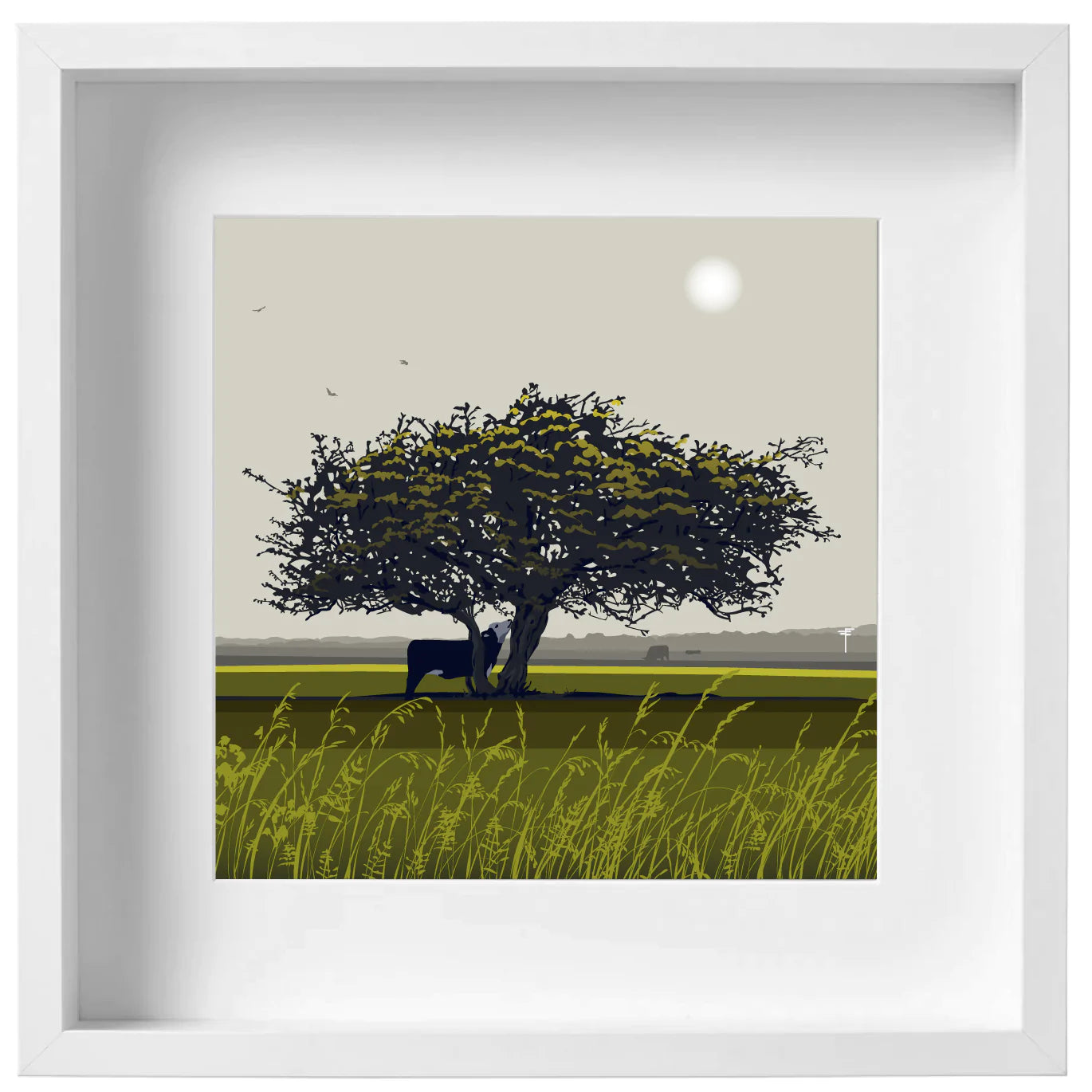 That Hawthorn Tree - Framed Art by Nichola Kent