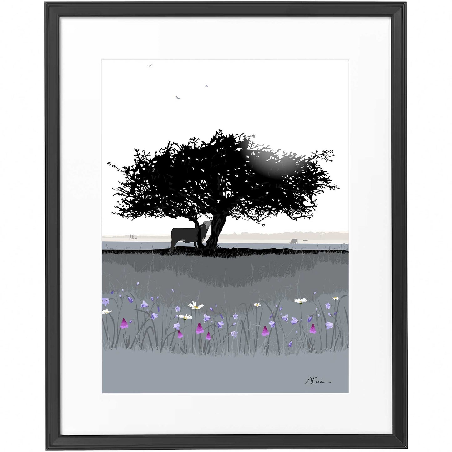 That Hawthorn Tree - Framed Art by Nichola Kent