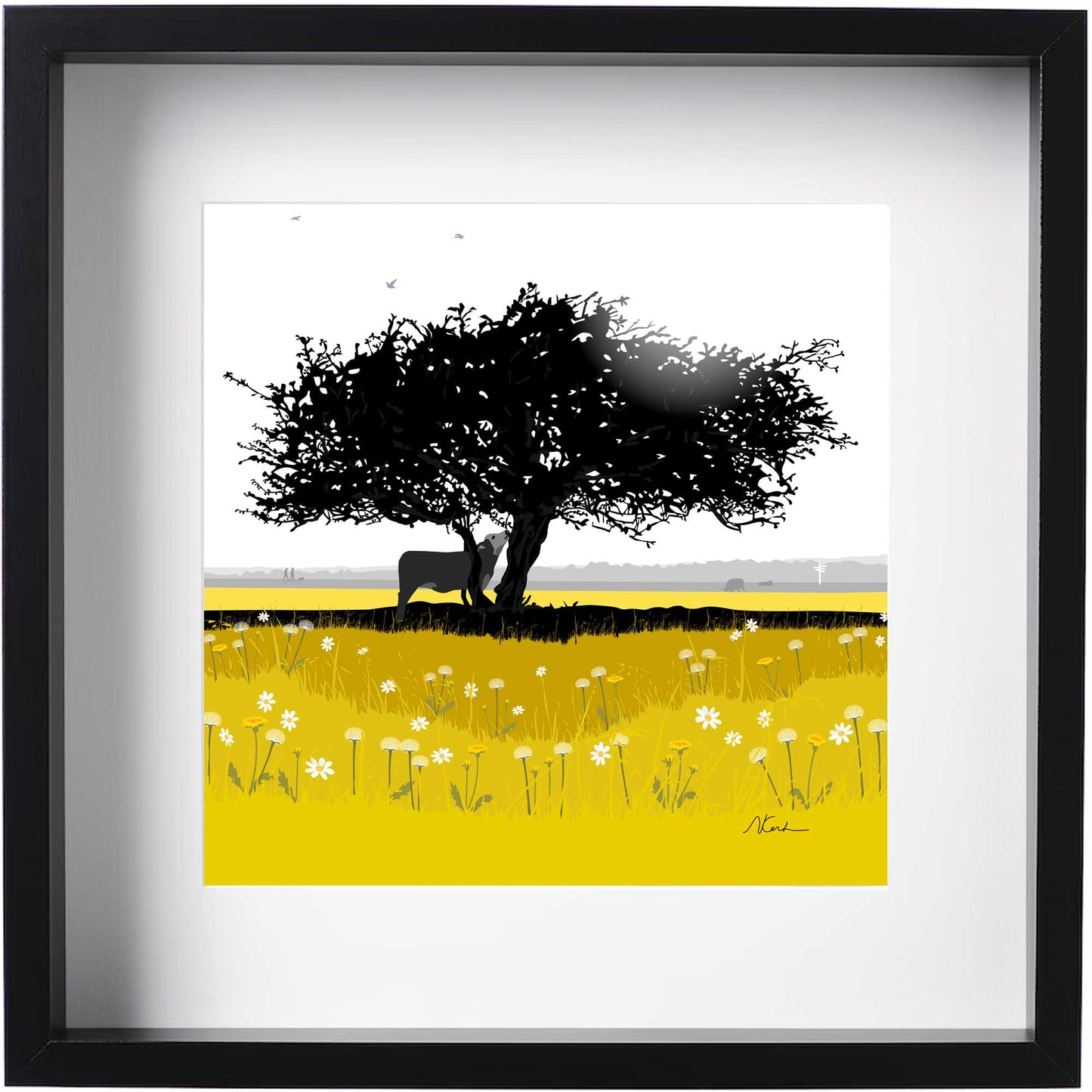 That Hawthorn Tree - Framed Art by Nichola Kent
