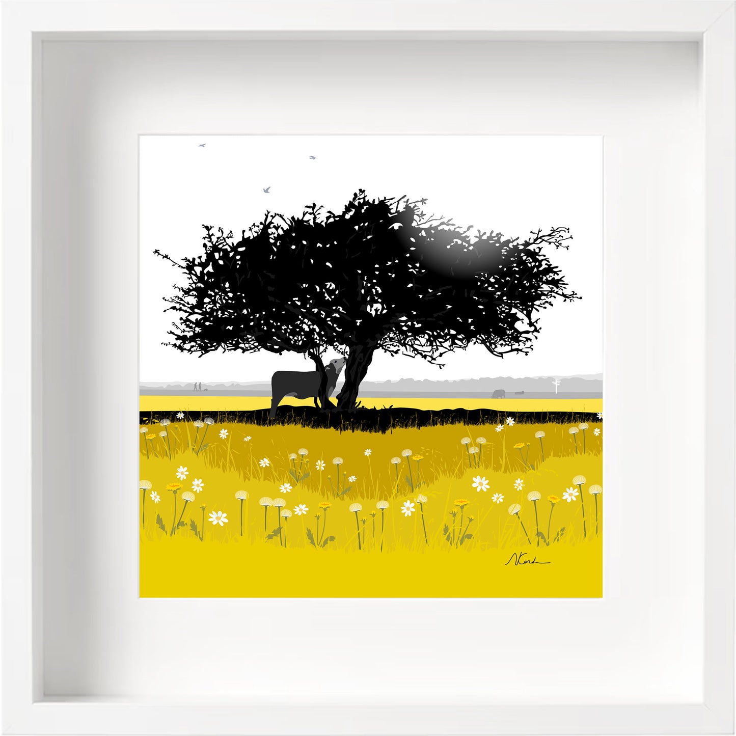 That Hawthorn Tree - Framed Art by Nichola Kent