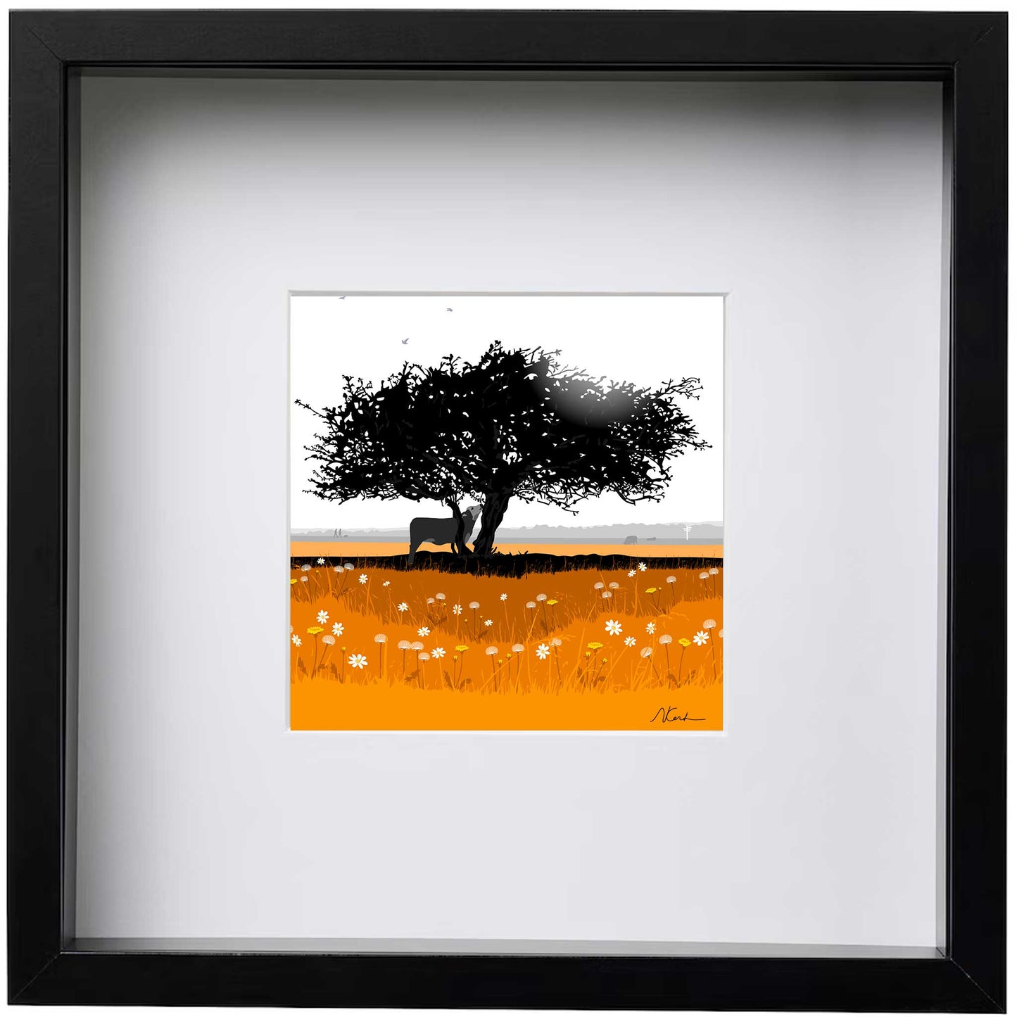 That Hawthorn Tree - Framed Art by Nichola Kent