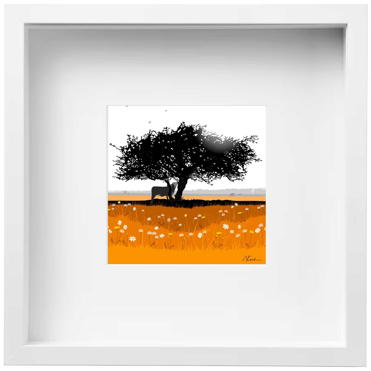 That Hawthorn Tree - Framed Art by Nichola Kent