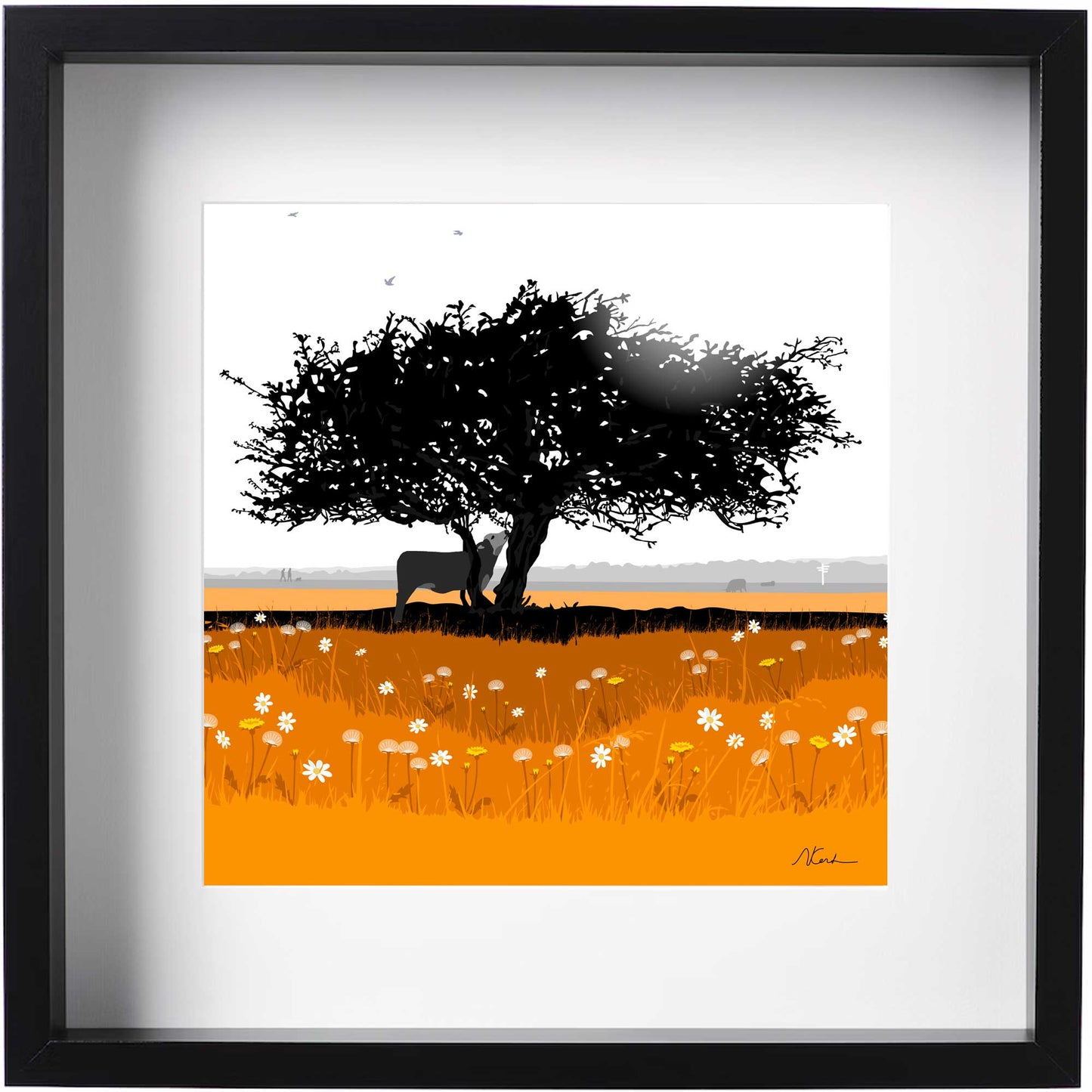 That Hawthorn Tree - Framed Art by Nichola Kent
