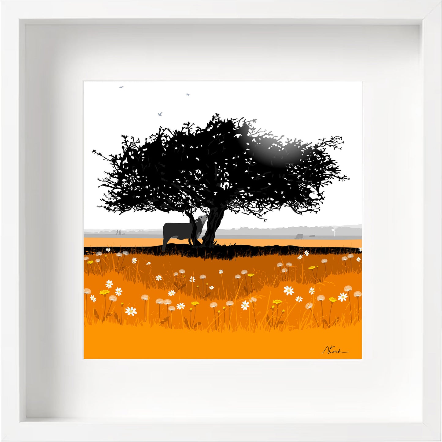 That Hawthorn Tree - Framed Art by Nichola Kent