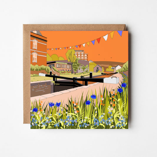 The Lock, Stroud Blank Card