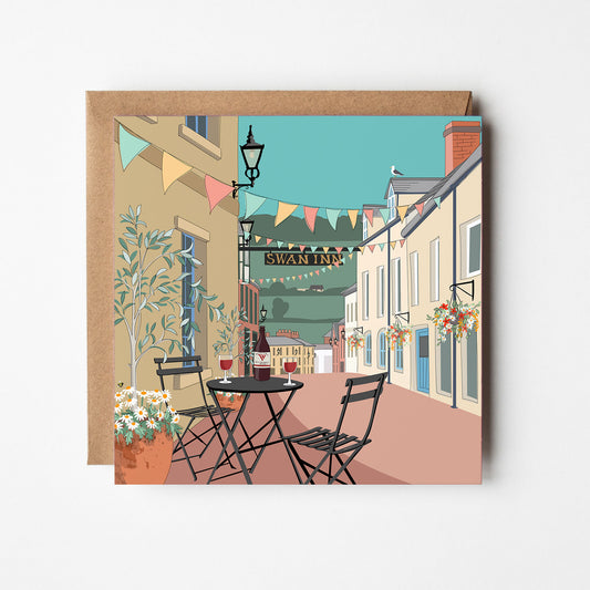 Swan Lane, Stroud Blank Card