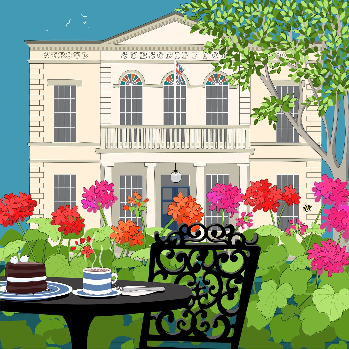 Subscription Rooms. Stroud Blank Card