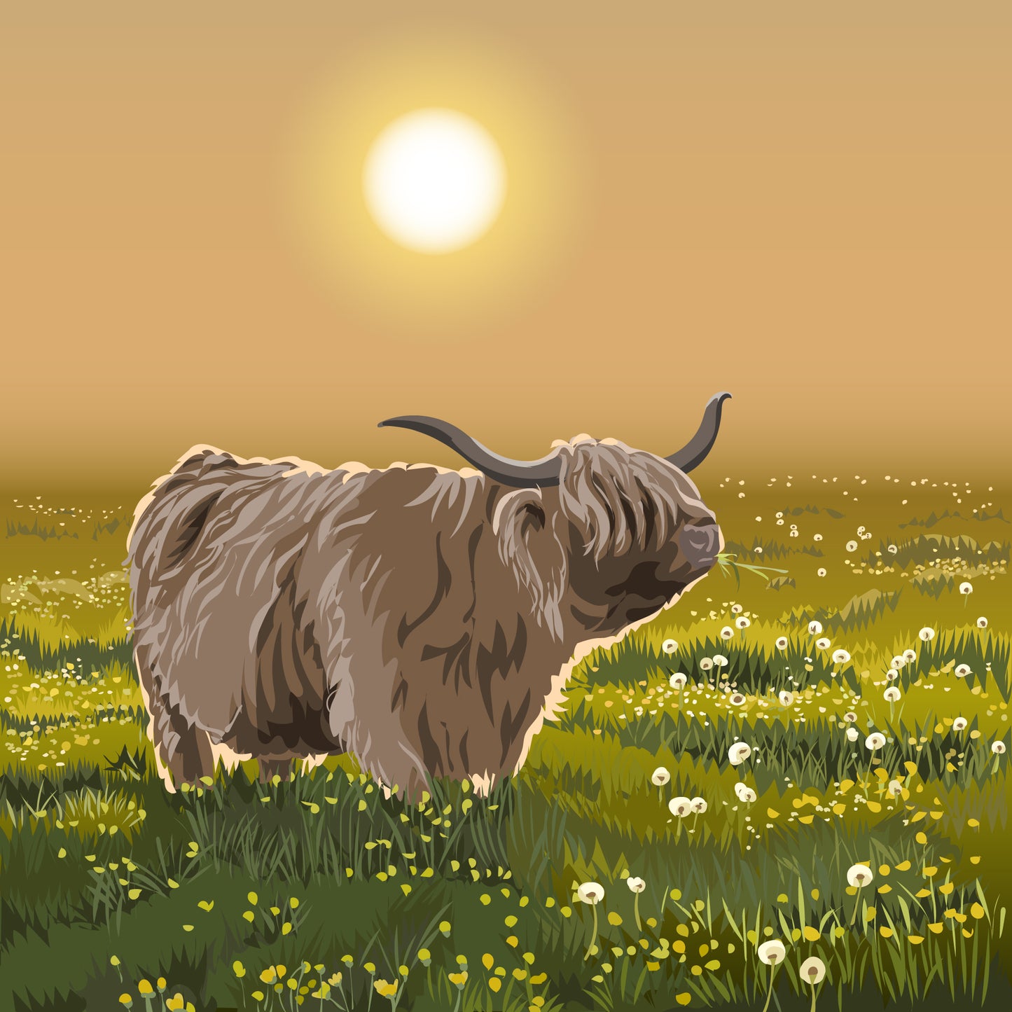 Highland Heaven Blank Card