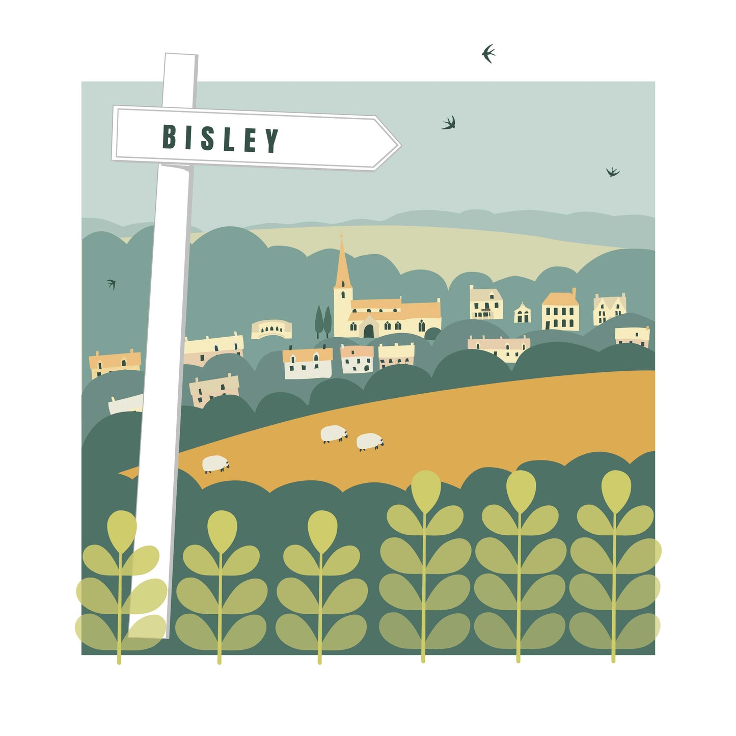 Signposted Bisley Card