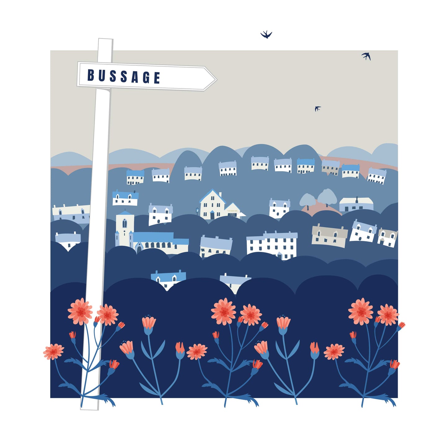 Signposted Bussage Card