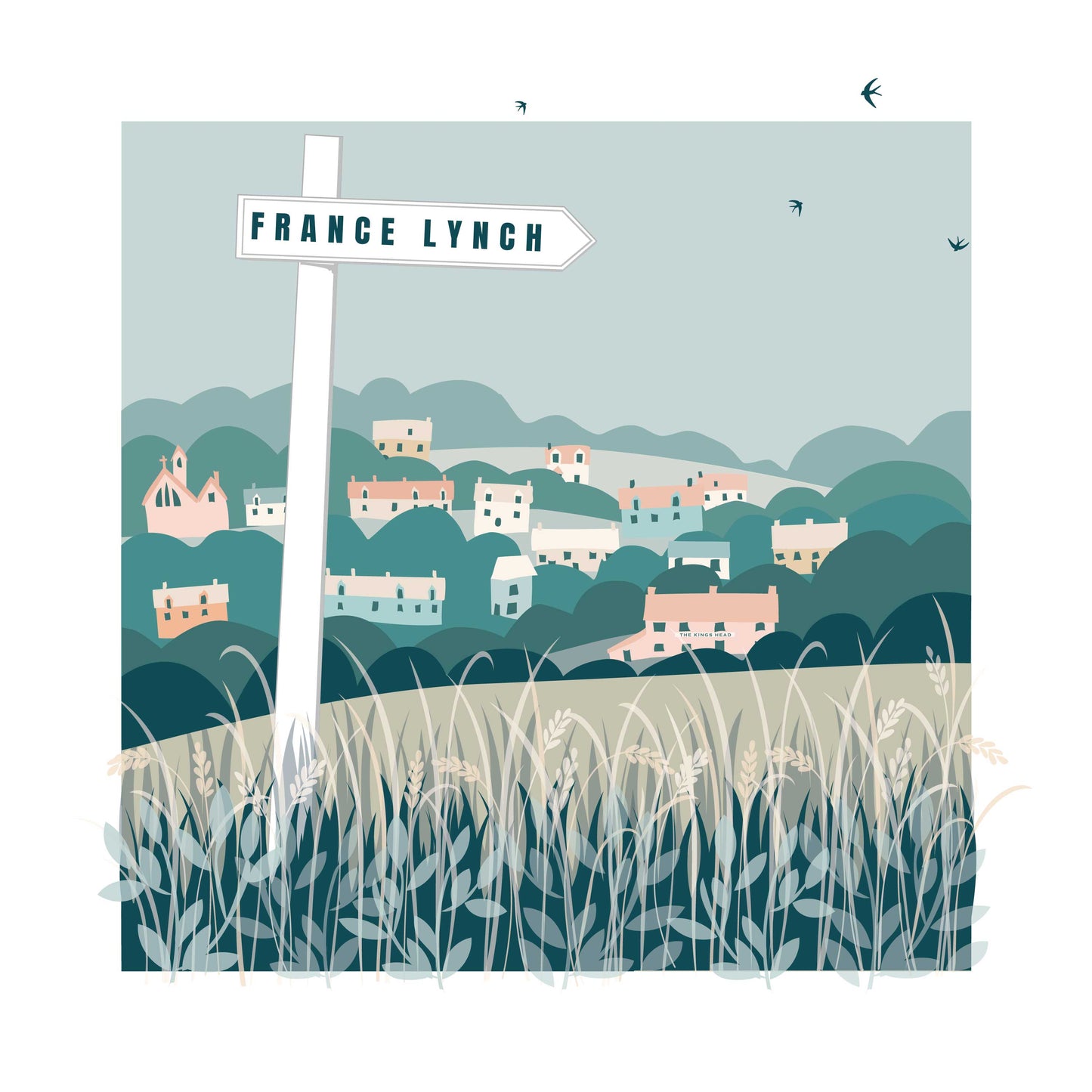 Signposted France Lynch Card