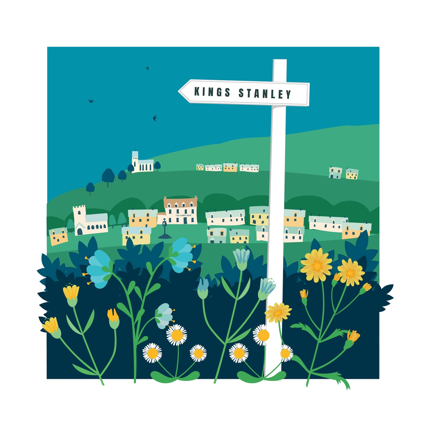 Signposted King's Stanley Card