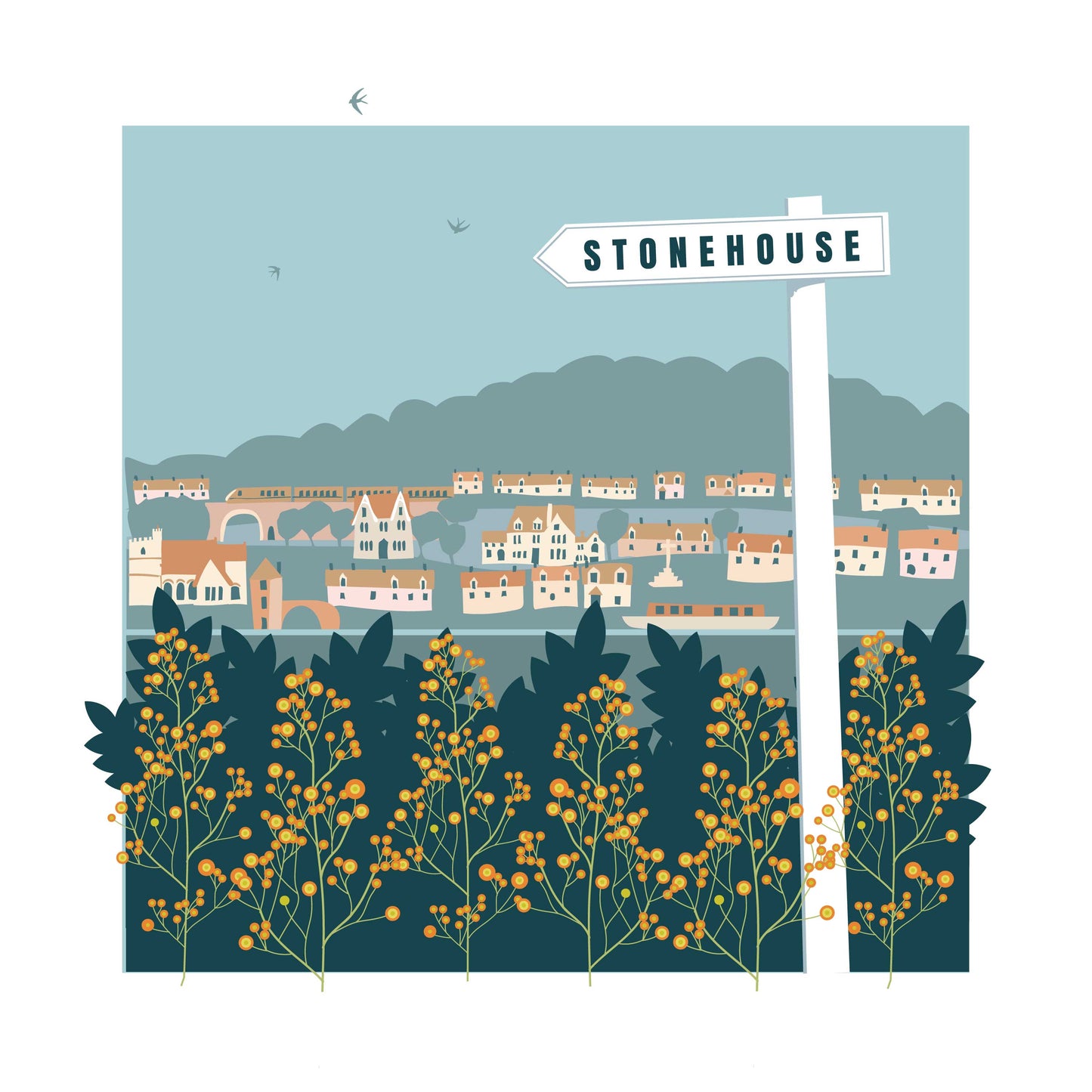 Signposted Stonehouse Card