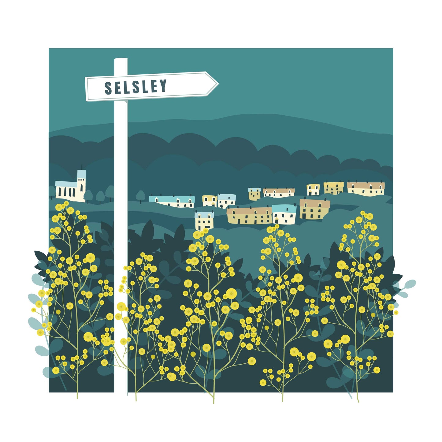 Signposted Selsley Card