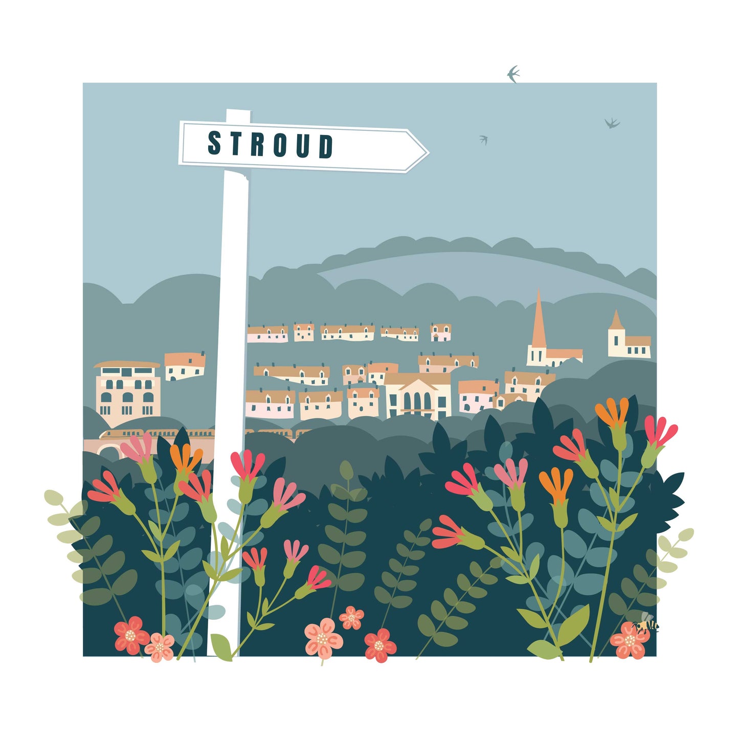 Signposted Stroud Card