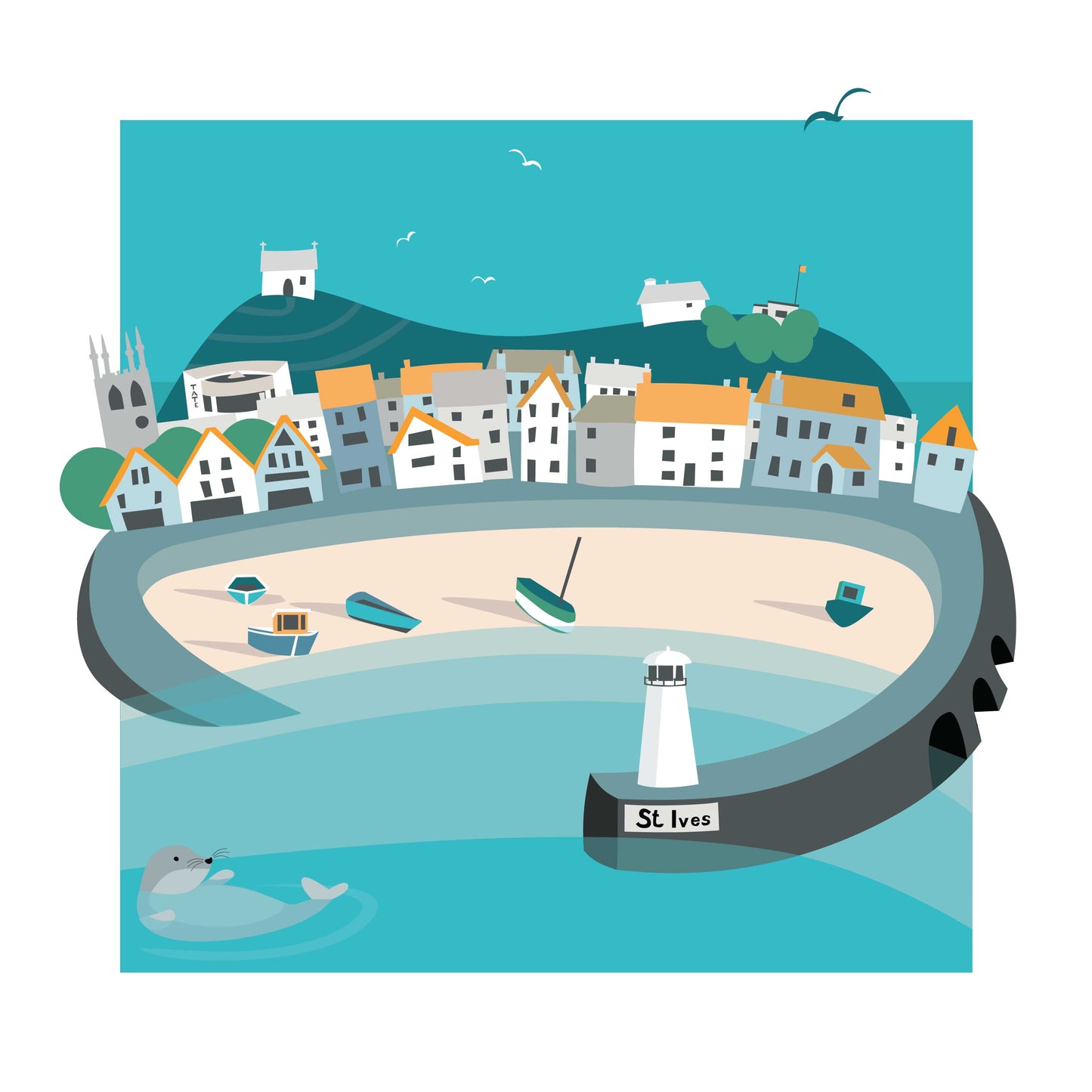 St Ives Harbour Card