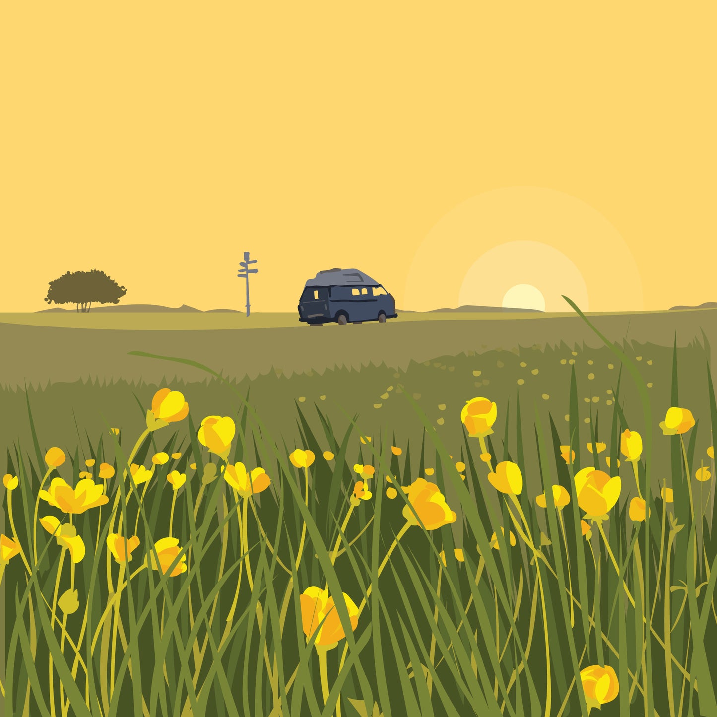 Homeward Bound Blank Card