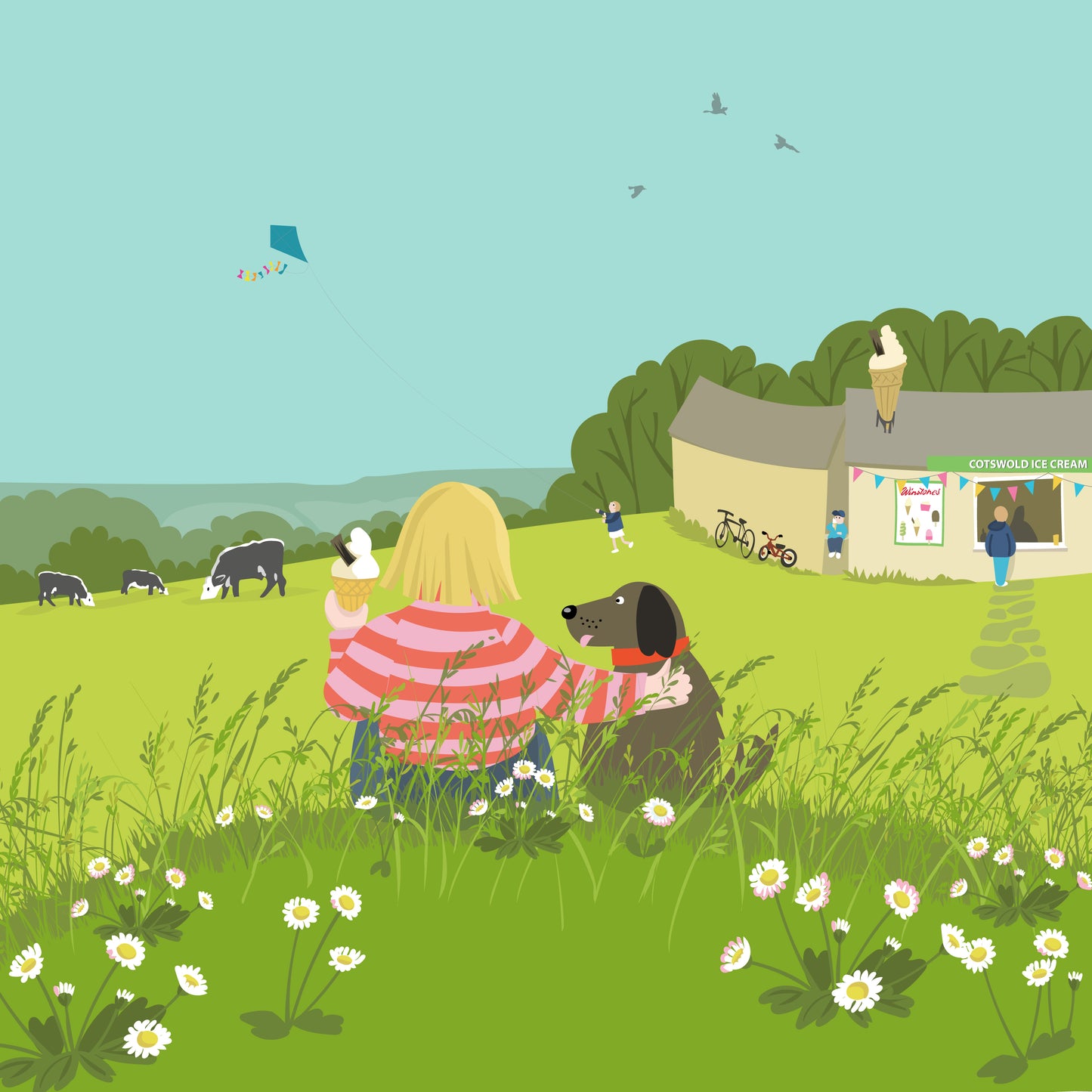 The Ice Cream Factory Blank Card