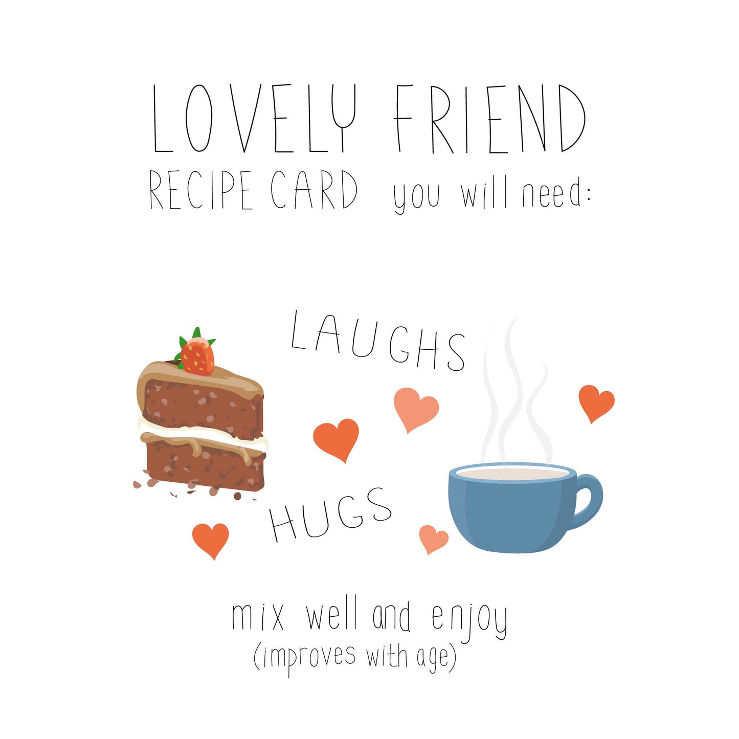 Lovely Friend Card