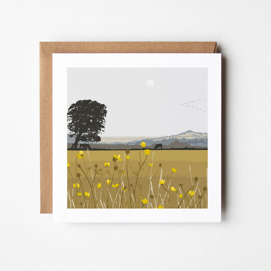 Rodborough view Blank Card