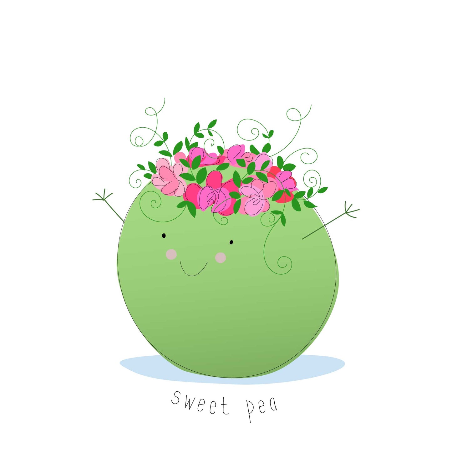 Sweet Pea Card