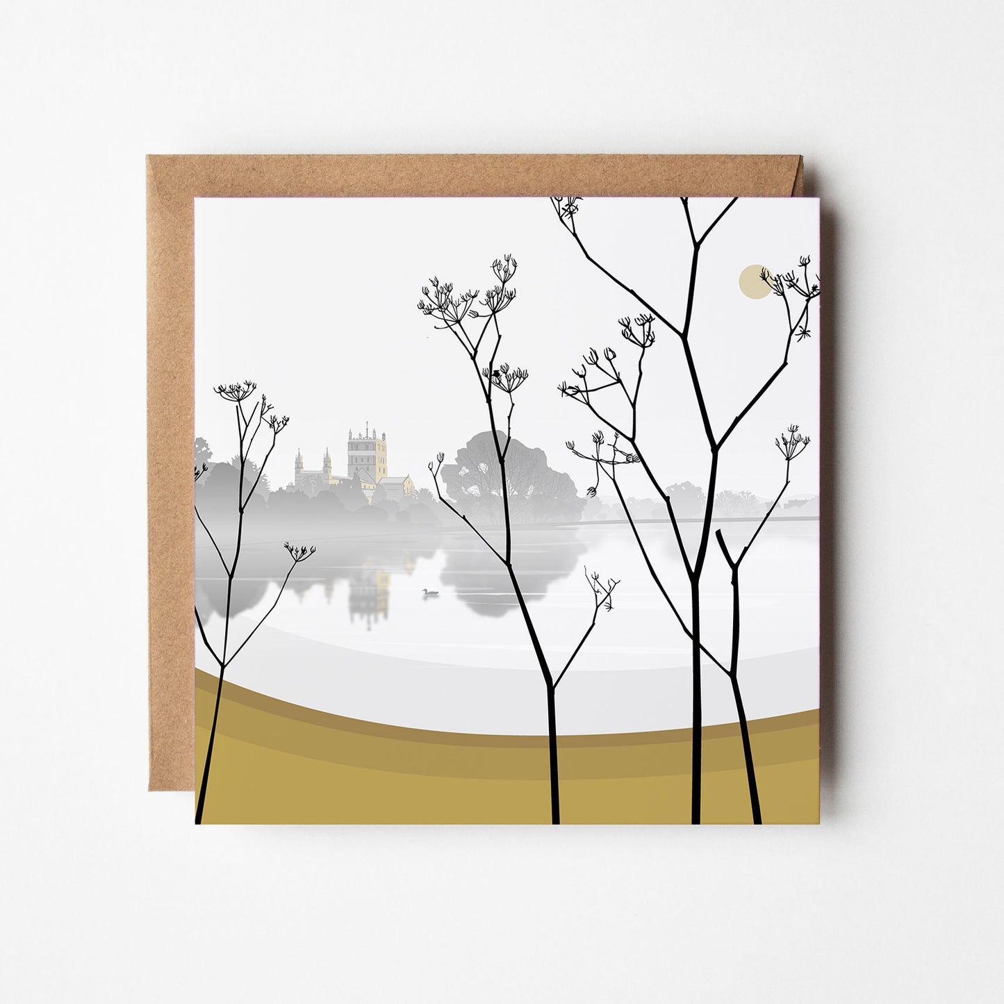 Tewkesbury Abbey Blank Card