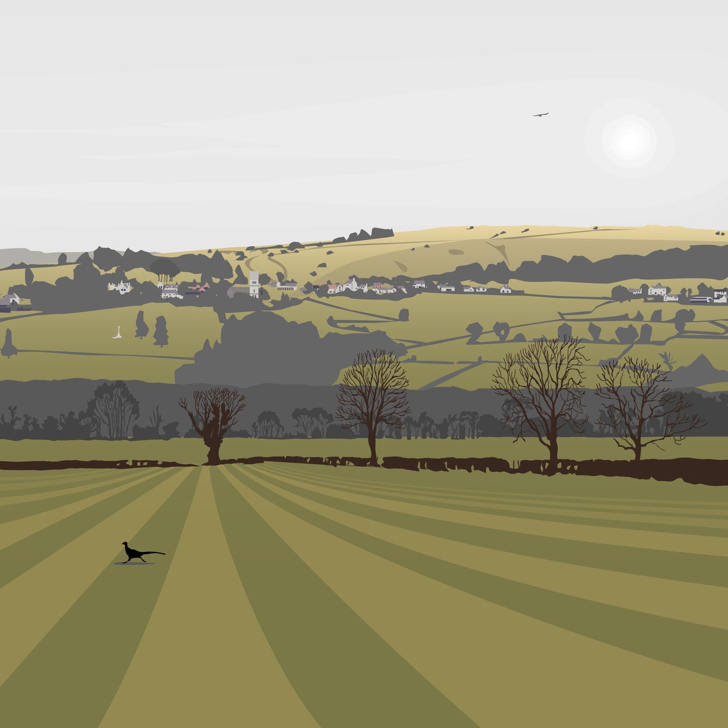 Selsley Common Blank Card