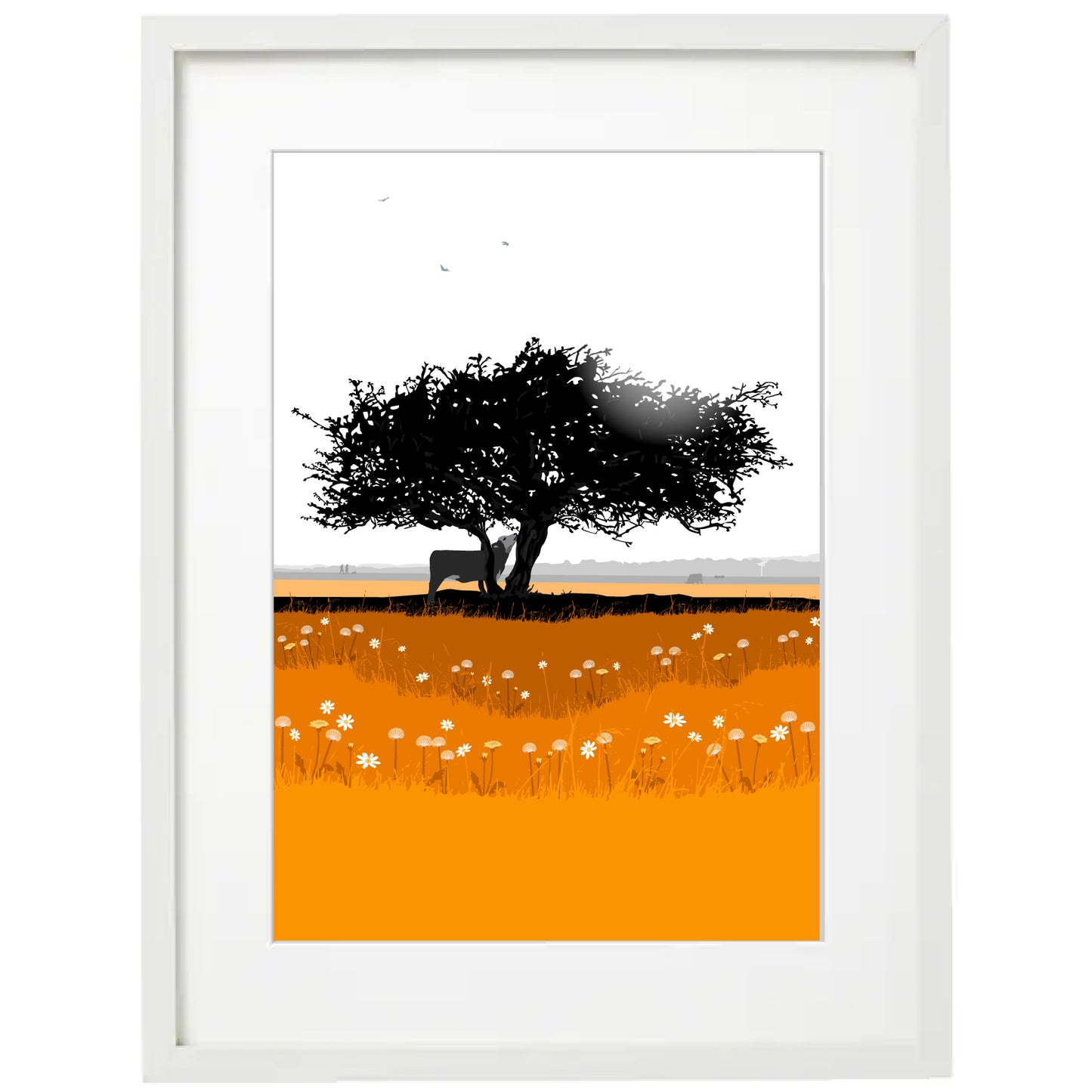 That Hawthorn Tree - Framed Art by Nichola Kent