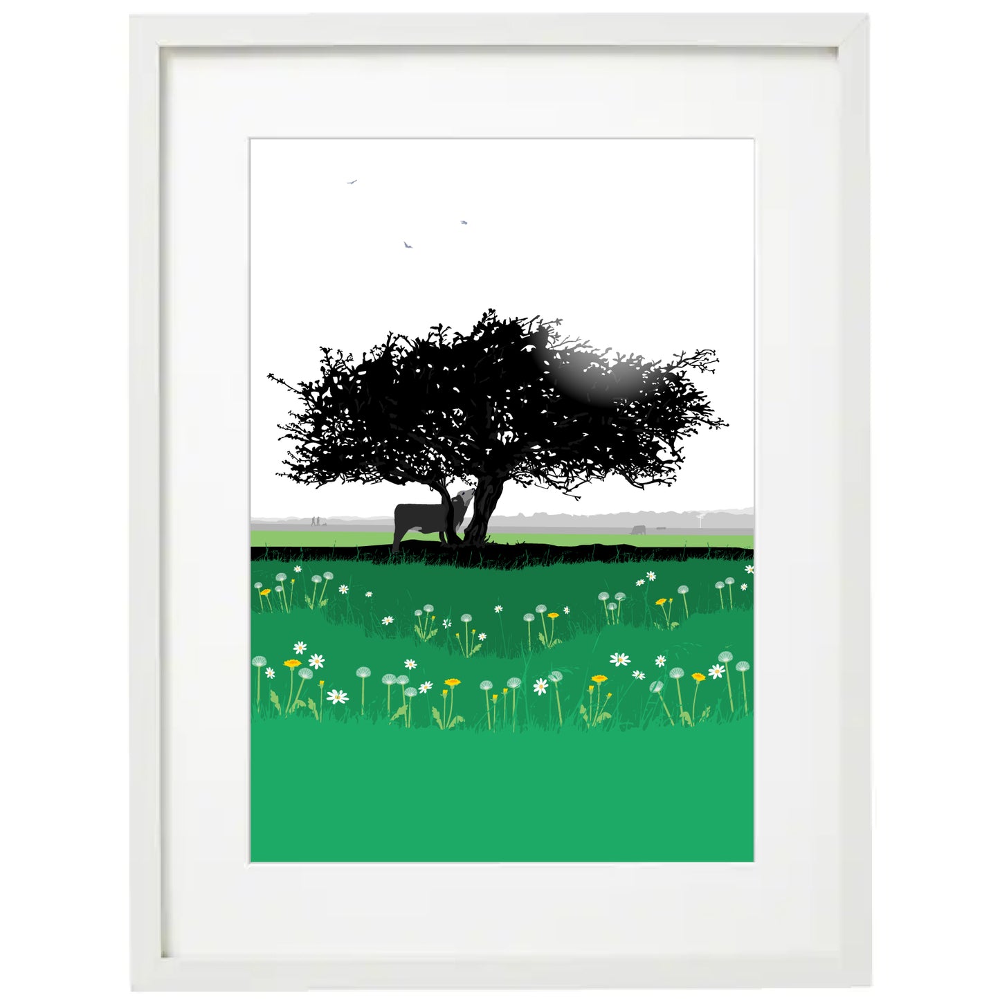 That Hawthorn Tree - Framed Art by Nichola Kent