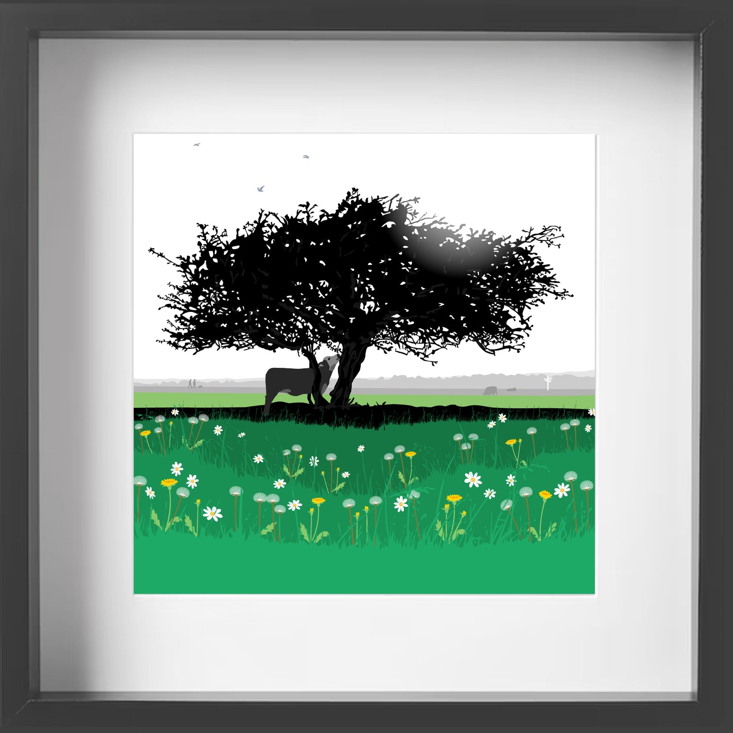 That Hawthorn Tree - Framed Art by Nichola Kent