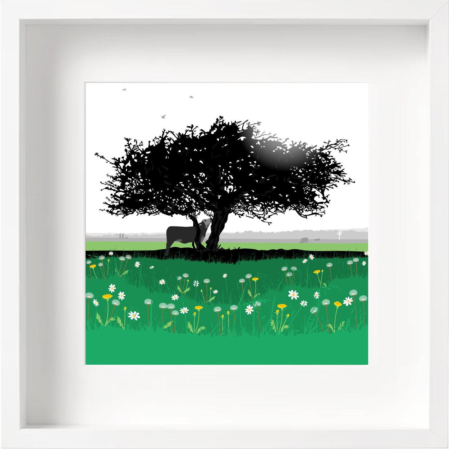 That Hawthorn Tree - Framed Art by Nichola Kent