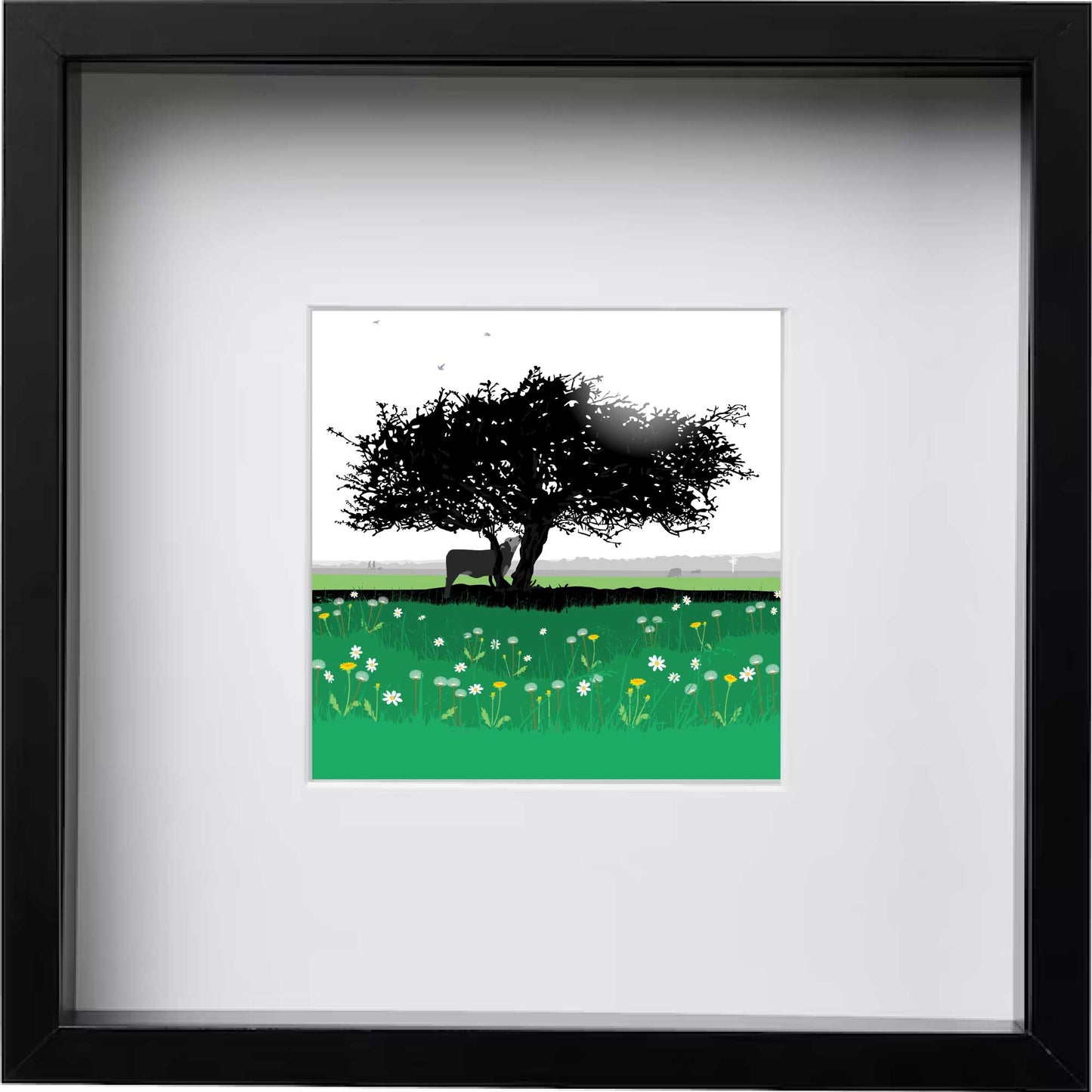 That Hawthorn Tree - Framed Art by Nichola Kent