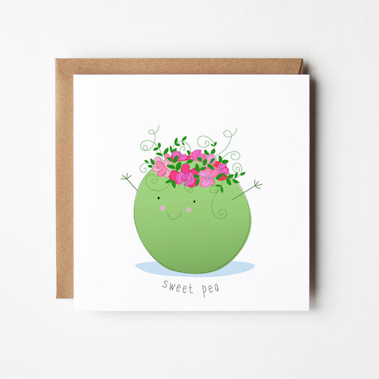 Sweet Pea Card