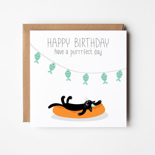 Cat Birthday Card