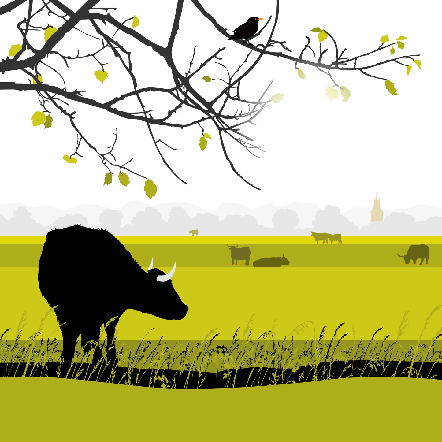 The Lookout - Giclée Art Print by Nichola Kent