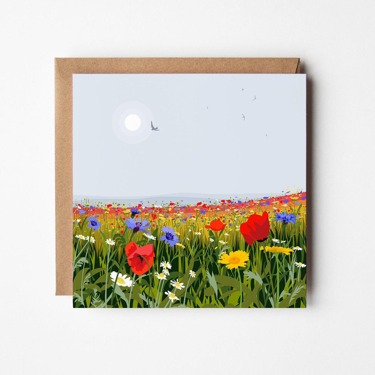 Flower Meadow Blank Card