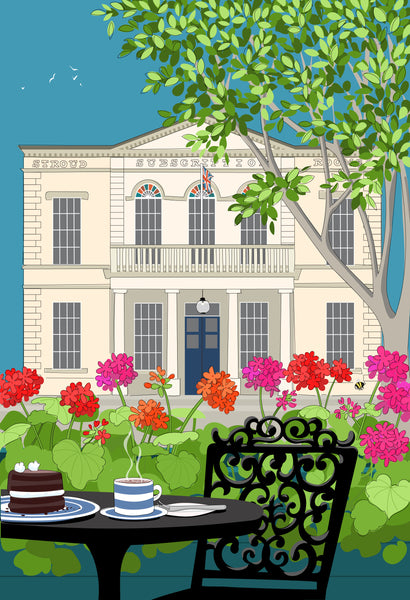 Subscription Rooms, Stroud - Kent and Co Art Print by Nichola Kent