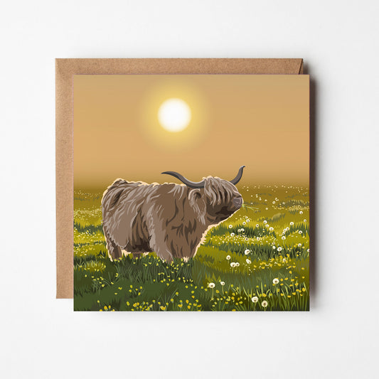 Highland Heaven Blank Card