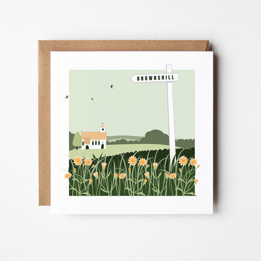 Signposted Brownshill Card