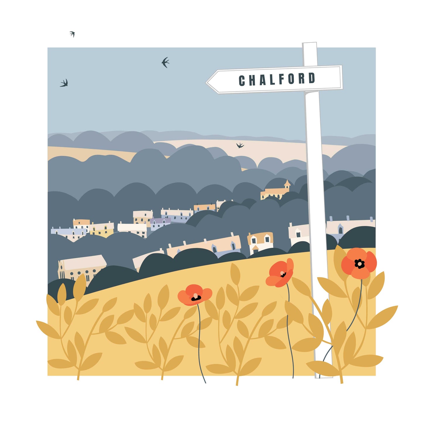 Signposted Chalford Card