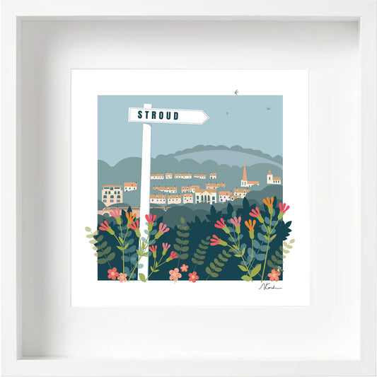 Signposted Stroud - Framed Print by Nichola Kent