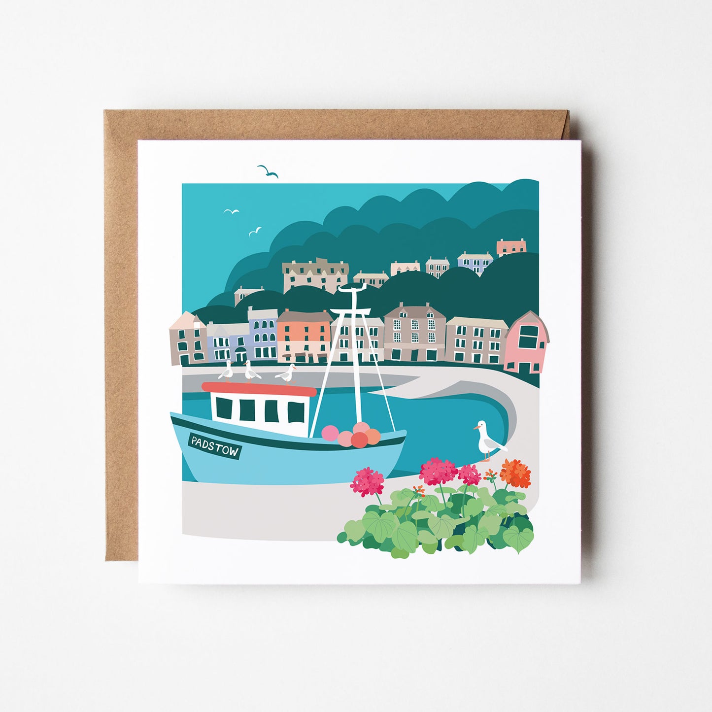 Padstow Harbour Card