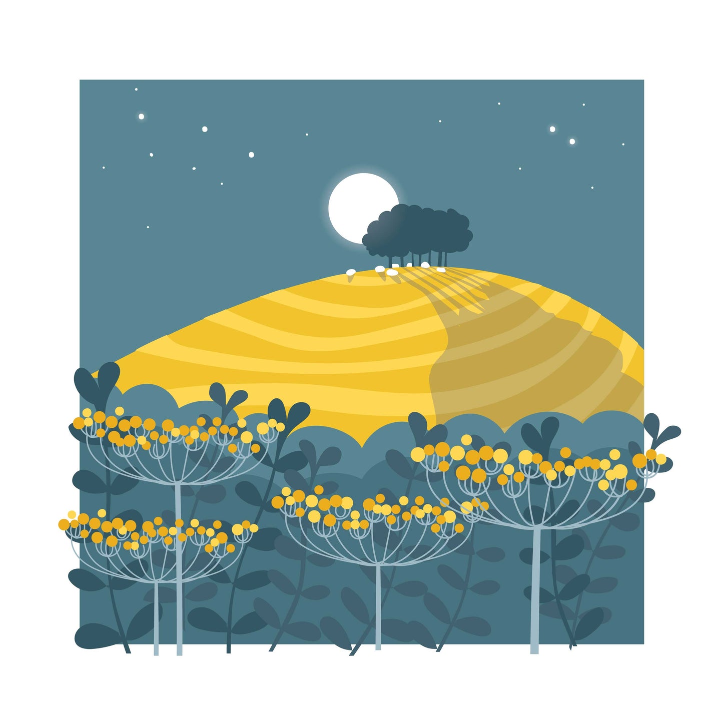 Coming Home Trees Card