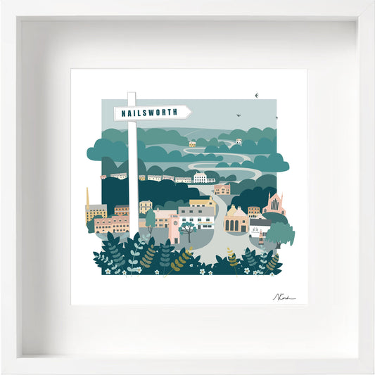 Signposted Nailsworth - Framed Print