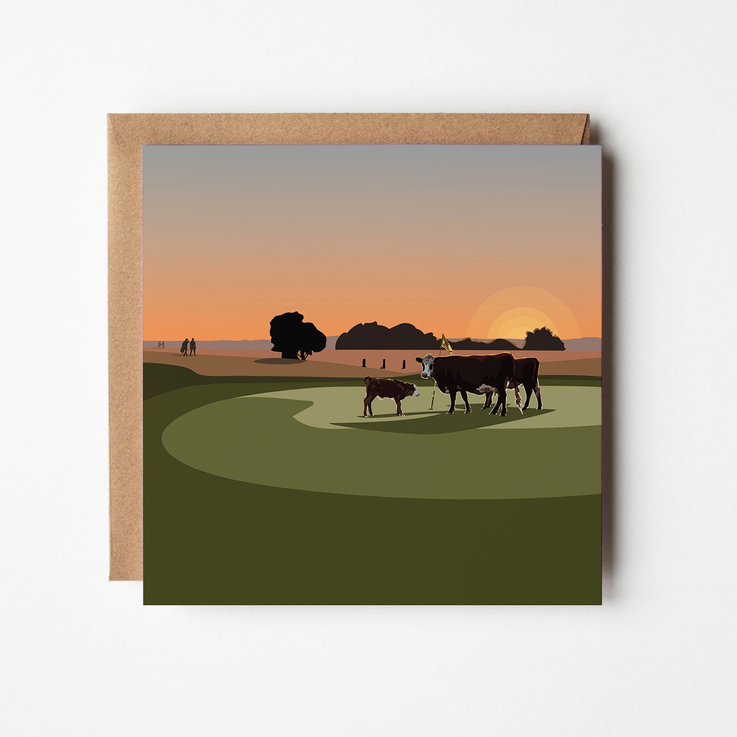 Golfers Delight Blank Card