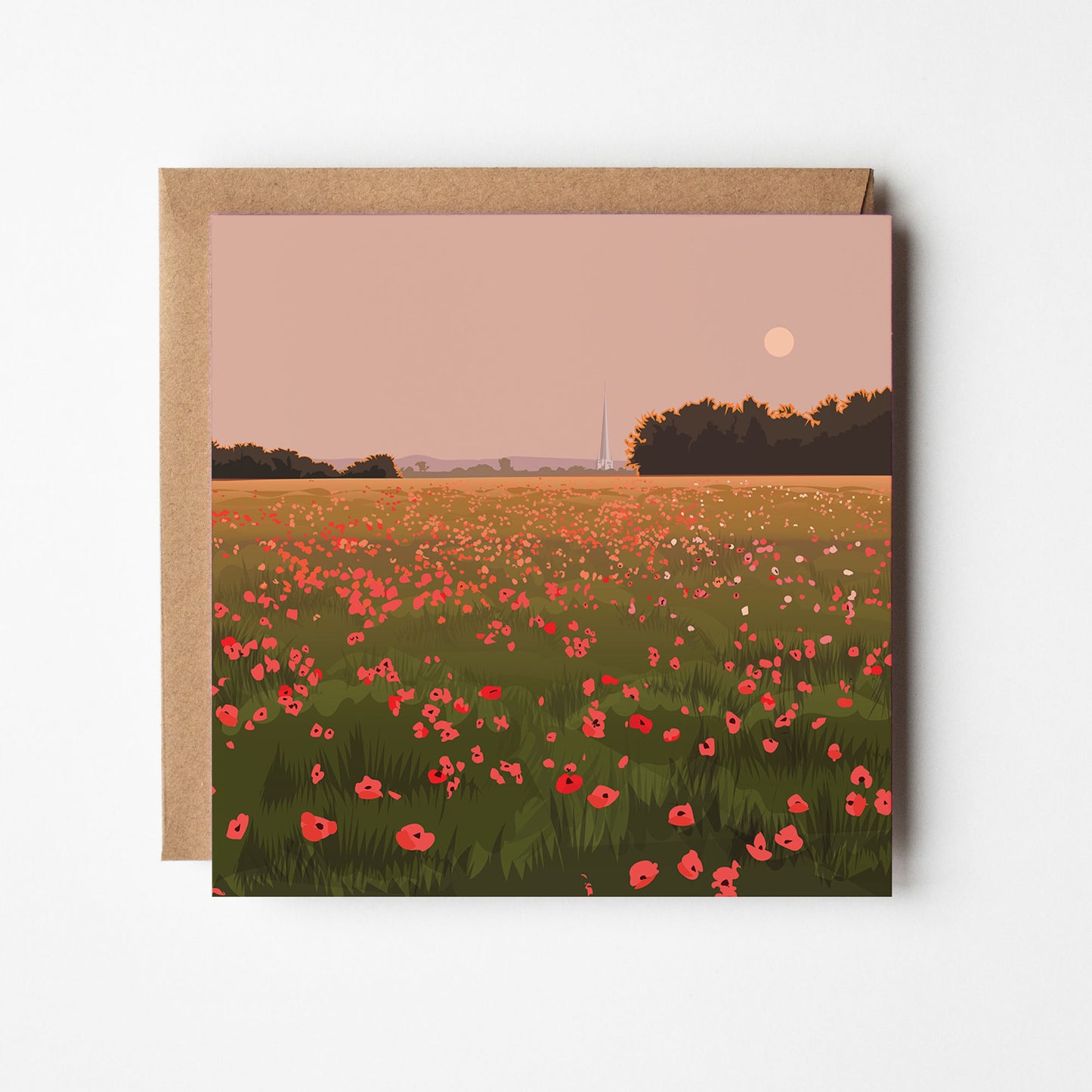 Poppies Blank Card