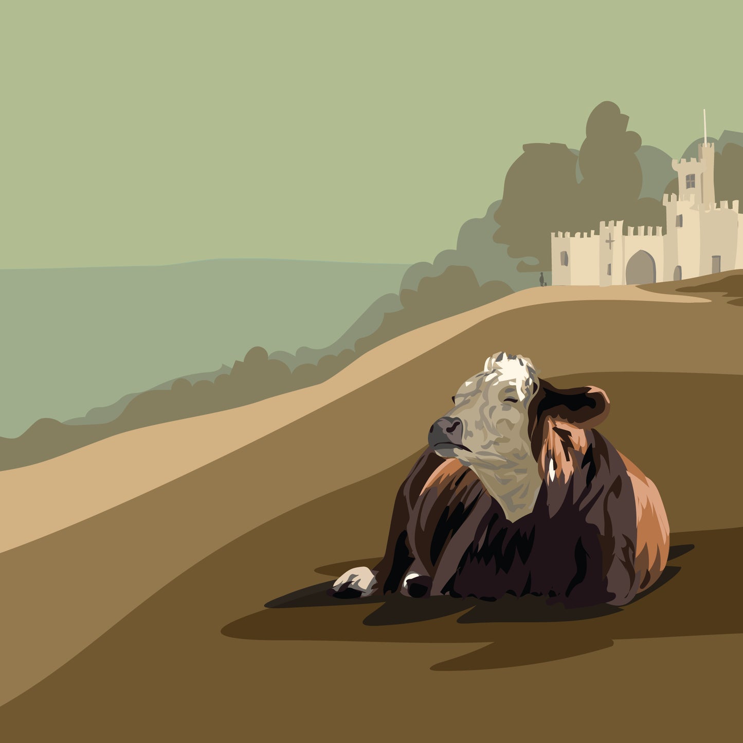 Summer Slumber Blank Card