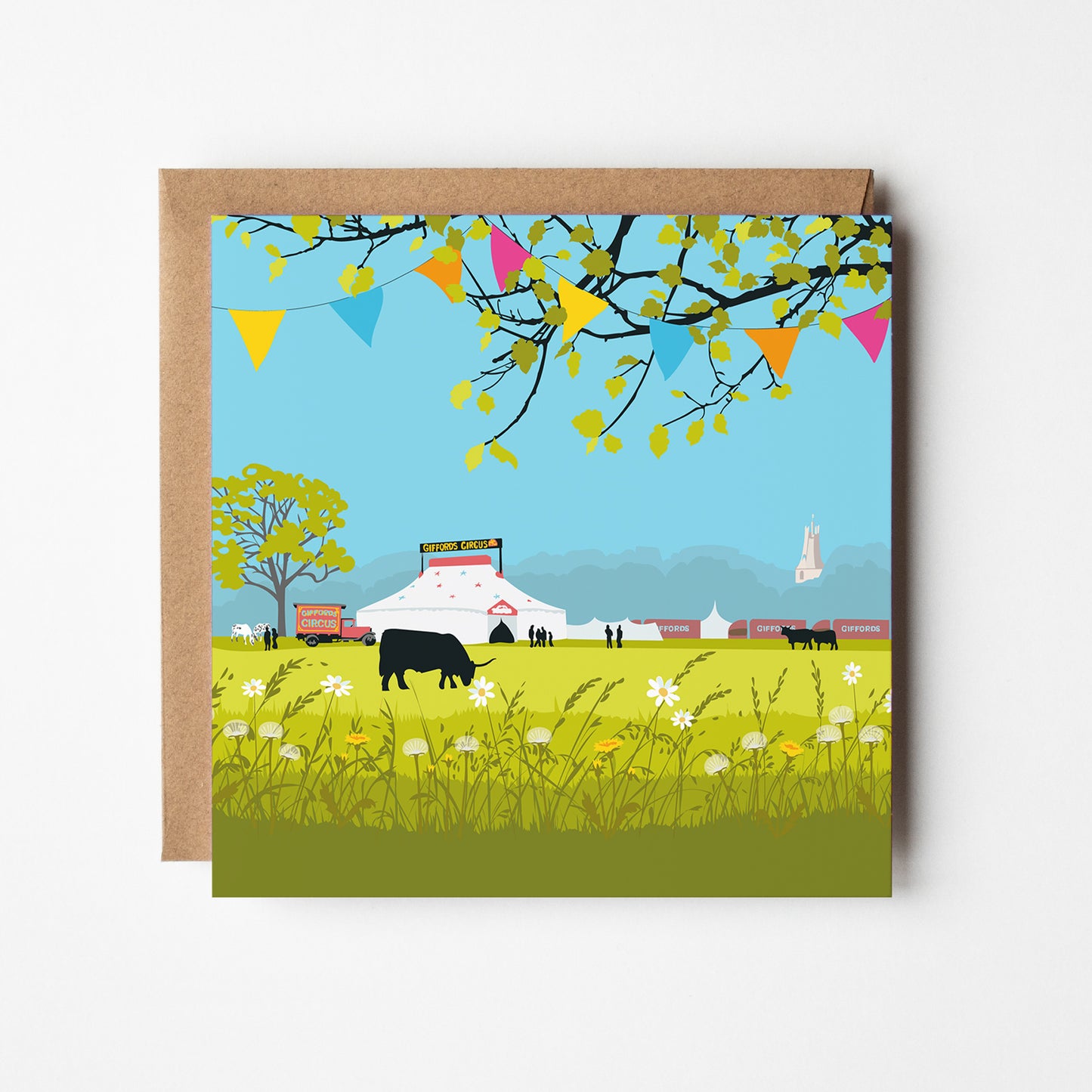 Circus Blank Card