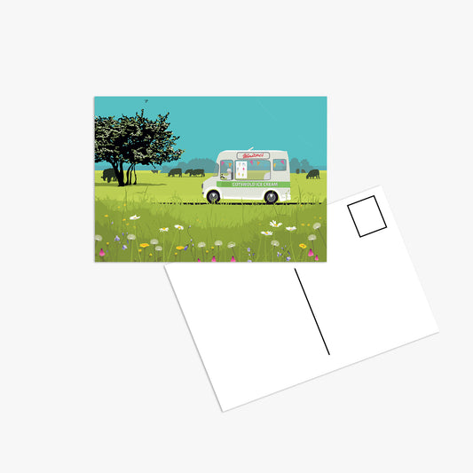 Ice Cream Van - Postcard