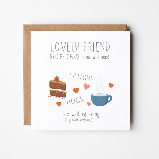 Lovely Friend Card